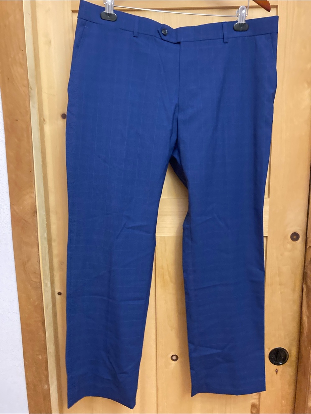 Tommy Hilfiger Glen Plaid Wool Blend Dress Pants